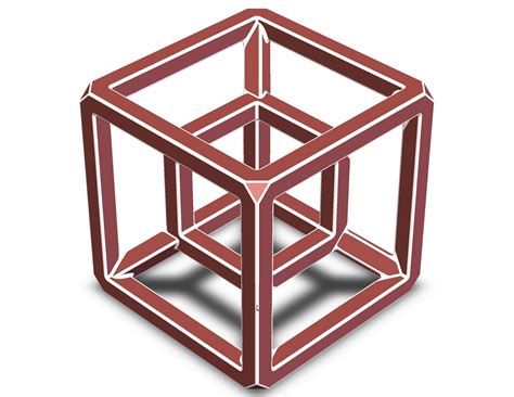 SQ Tesseract Hypercube 3D model 3D printable | CGTrader