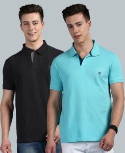 LUX cozi Solid Men Polo Neck Multicolor T-Shirt - Buy LUX cozi Solid ...