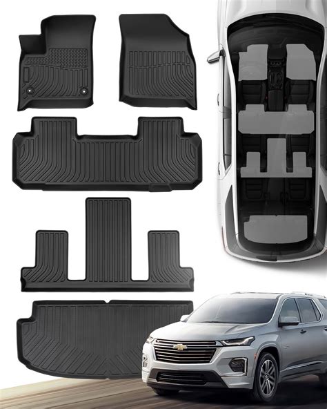 CreekT for Chevy Traverse Floor Mats 2025 2024 2023 2022 2021 2020 2019 ...