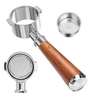 51mm Bottomless Portafilter 2 Ears for Delonghi Stilosa ECP3420/EC155 ...