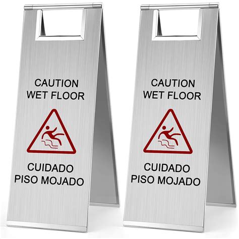 Snapklik.com : Kigley 2 Pcs 24 Inch Wet Floor Sign, 8. 8 Pound ...