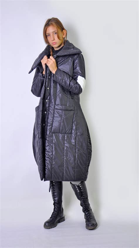 floor length puffer coat - Mistery Bazar