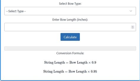 Image result for Bow String Length Chart