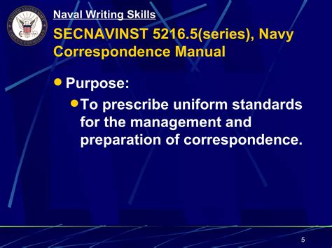 Naval Writing skills | PPT