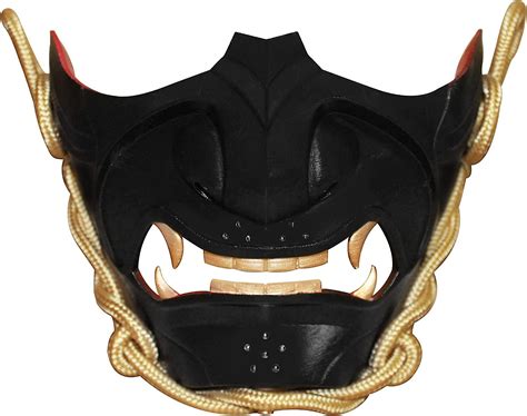 Buy Ghost of Tsushima Mask Adult Jin Sakai Face Mask Samurai Hannya Oni ...