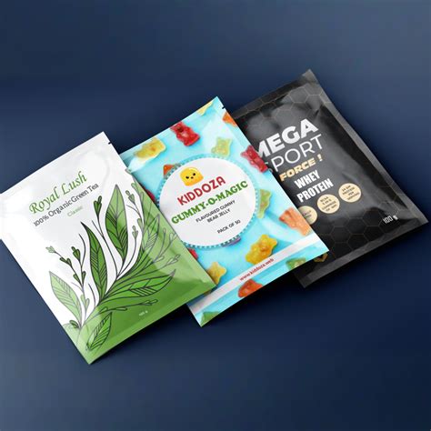 Flat Pouches - Custom Flat Barrier Pouches with Zipper | VistaPrint