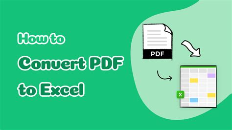 How to Convert PDF File into Excel 的图像结果
