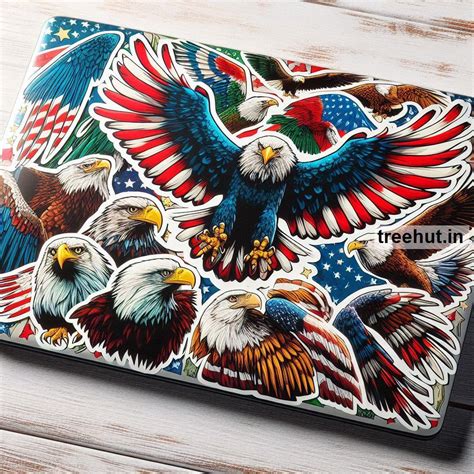 Printable Eagle Stickers and 20 Craft Activities for Kids, Adults ...