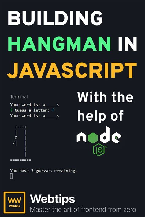 Hangman Game JavaScript 的图像结果
