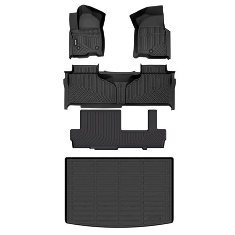 Binmotor-Floor Mats & Cargo Liner Set for 2021-2024 GMC Yukon XL / 2021 ...