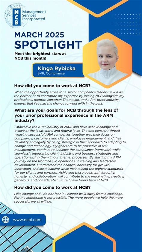 #employeespotlight | NCB Management Services, Inc. | 14 comments