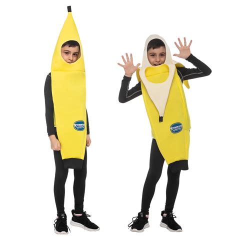 Joyfy Child Banana Costume for Kids Funny Fruit Costume Banana ...