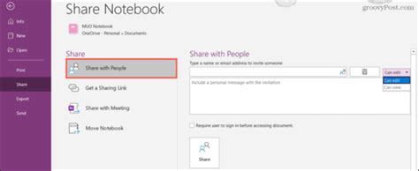 Image result for OneNote Share Section