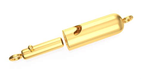 Necklace and Bracelet Clasps Set Gold 3D Model $44 - .3ds .blend .c4d ...