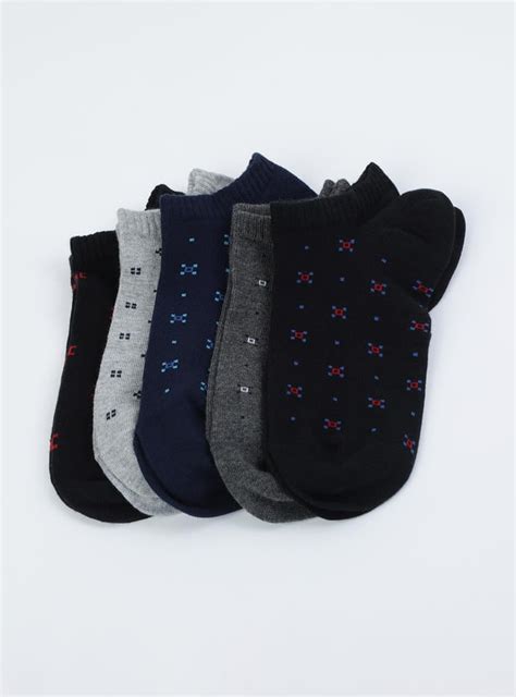 Buy Men Printed Ankle-Length Socks - Pack of 5 Online at just Rs. 399.0 ...