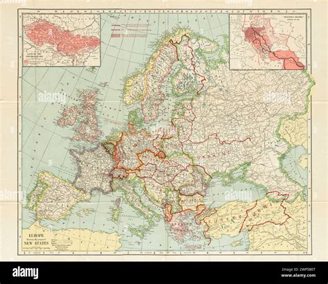 Map europe 20th century hi-res stock photography and images - Alamy