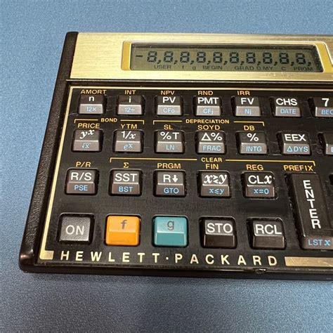 Vintage Hewlett Packard HP 12C Financial Calculator, And Case Tested | eBay