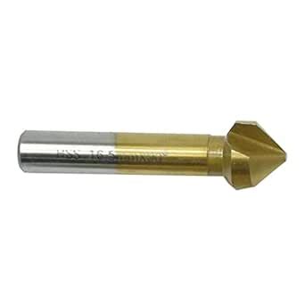 EXPORA 3-Flute 90 HSS Countersinking Bit Chamfering End Mill Cutter 16 ...