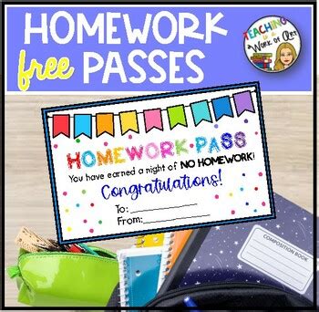 Image result for Homework Passes