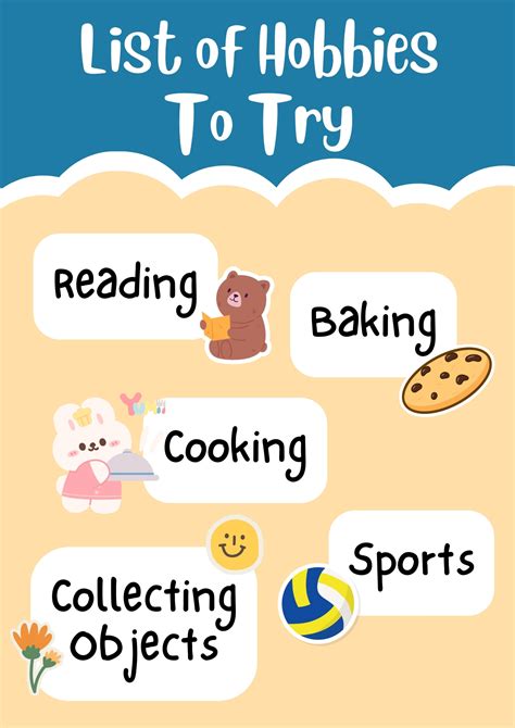 List of Hobbies 的图像结果