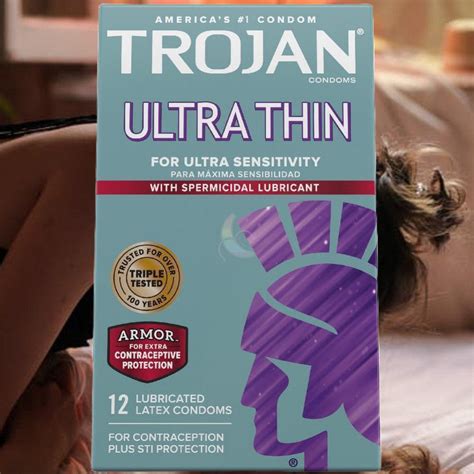 Trojan Ultra Thin Armor Condoms with Spermicide