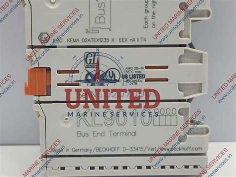 BECKHOFF KL9010 BUS END TERMINAL MODULE - LOT OF 5 | United Marine Services