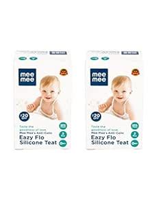 Buy Mee Mee Anti-Colic Easy Flo Silicone Teat - Small - Pack of 2 (4 ...
