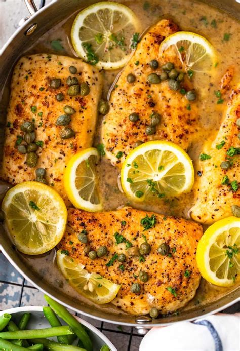 Easy Chicken Piccata Recipe with Lemon White Wine Sauce