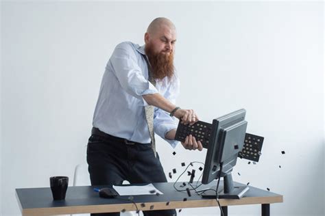 Image result for Smashing Computer Angry People