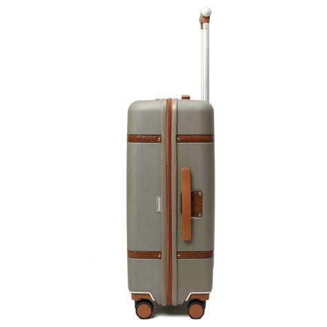 Imprint PC Trolley (Medium)- Khaki & Cognac – Da Milano