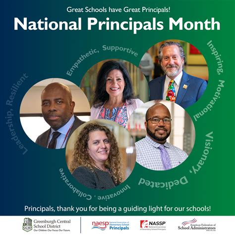 October is National Principals Month! | Greenburgh Central School District
