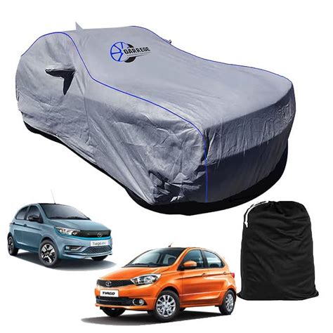 GARREGE® Tata Tiago Nrg Car Cover Waterproof All Weather, Outdoor Full ...
