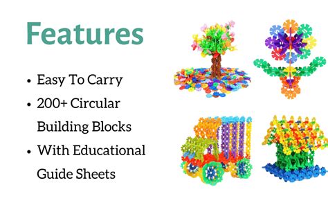 Buy GlobalShiksha Creative Building Blocks for Kids (Circular Blocks ...