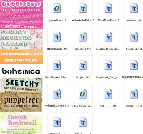 18种特别的英文字体图片-图行天下素材网