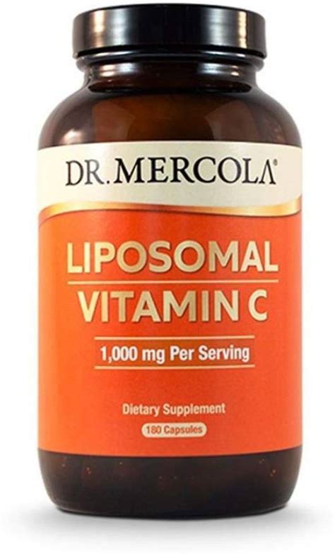 Dr. Mercola Liposomal Vitamin C - 1000 mg - 180 Capsules Price in India ...