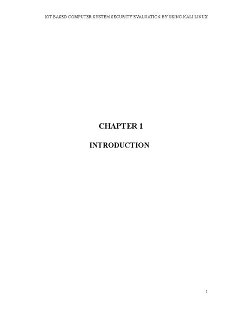 Final Report - CHAPTER 1 INTRODUCTION INTRODUCTION 1 Motivation The ...
