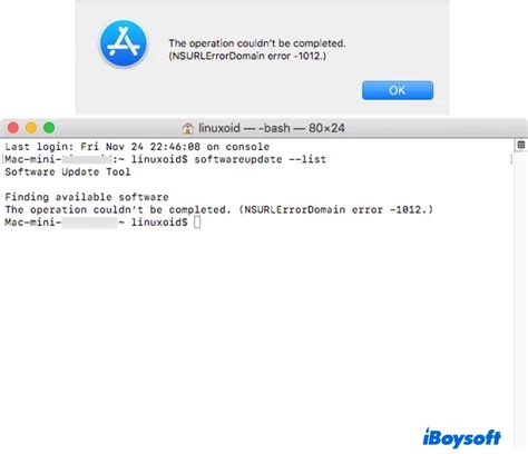 NSURLErrorDomain Error -1012 on Mac: What Is It & How to Fix