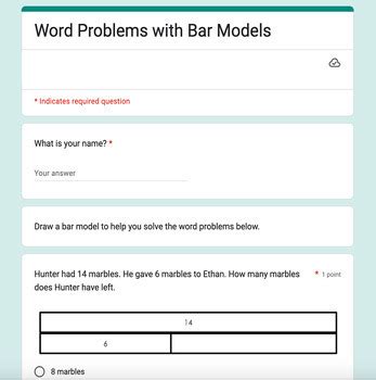 Image result for Word Problems Bar Models