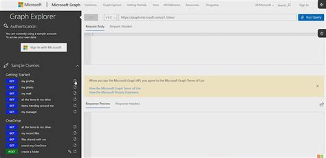 Microsoft Graph API Tutorial 的图像结果