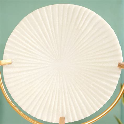 White Ribbed Disc Home Decor Online - Premium Decor Object | Nestasia