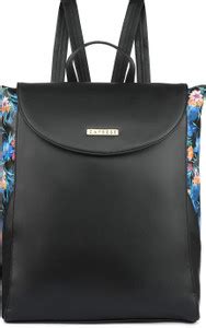 Caprese Vanilla Laptop Backpack Large Black 0 L Laptop Backpack Black ...