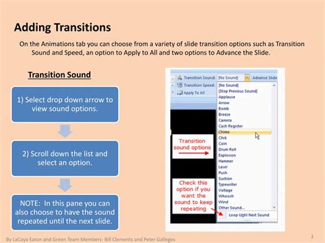 Image result for Transitions in PowerPoint Tutorial