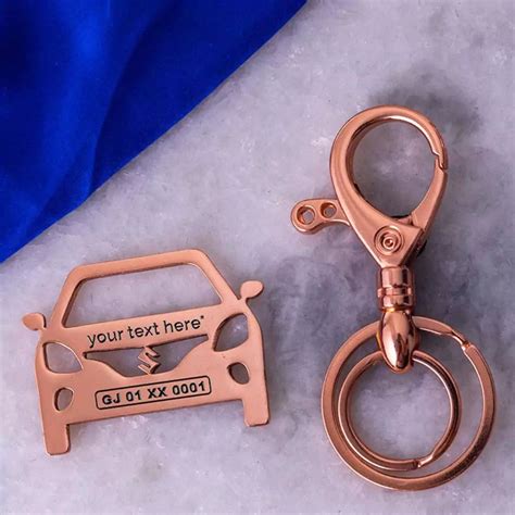 Maruti Suzuki Baleno Personalized Keychain | Custom Car Keychain Gift ...