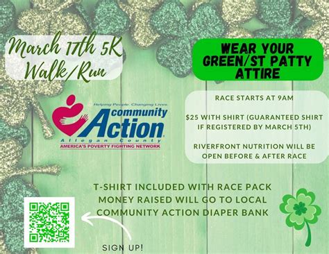 Shamrockin 5K Walk/Run, 239 Hubbard Street Suite 1, Allegan, MI, 17 ...