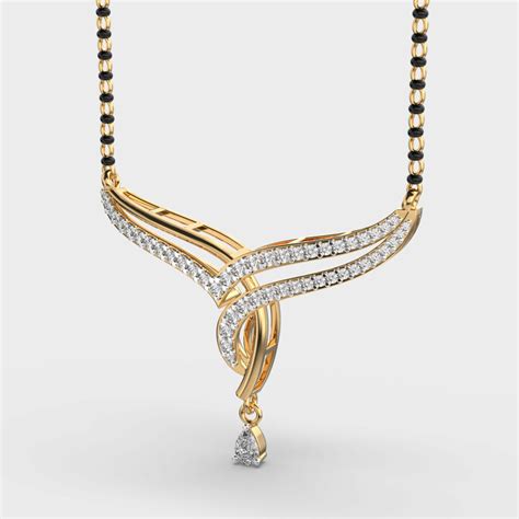 Noorline Diamond Mangalsutra Pendant