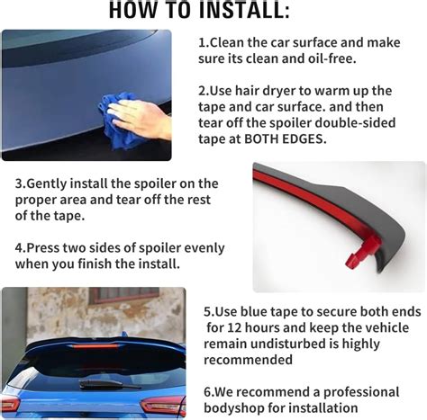 GZYF LIRU Rear Trunk Duck Tail Lip Wing, Auto Rear India | Ubuy