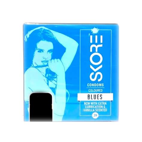 Skore Blues Condoms (3 Condoms in 1 Pack) - Cureka - Online Health Care ...