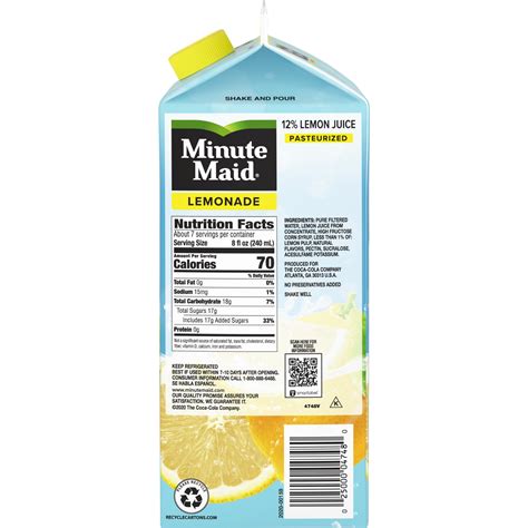 Minute Maid Premium Lemonade 59oz | Convenient Online Grocery Delivery ...
