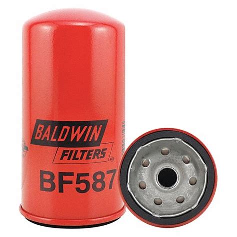 BALDWIN FILTERS, Spin-On, 3 1/16 in Outside Dia, Fuel Filter - 2KZA4 ...