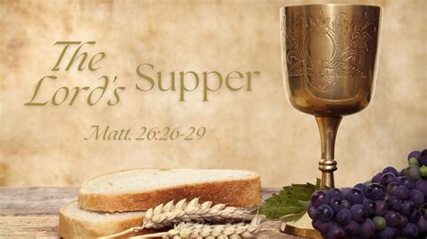 The Lord's Supper — Church of the Open Bible